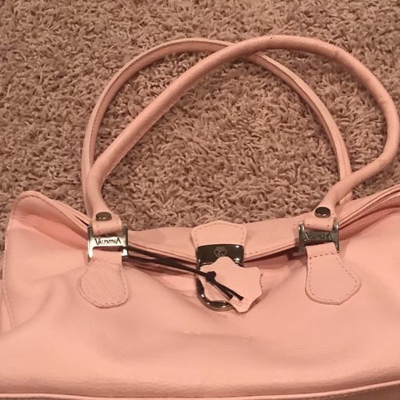 Soft pebbles leather pink bag - Picture 4 of 4